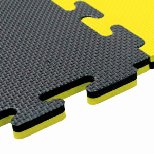 Tatami-Negro-Amarillo-20mm Piso Tatami 20 mm Amarillo y Negro