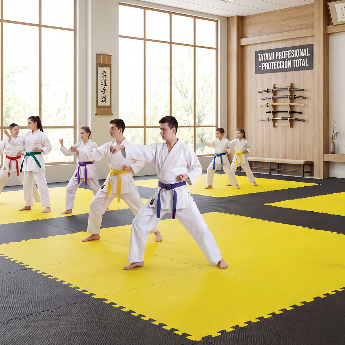 Piso Tatami 20 mm para Karate y Taekwondo